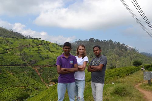 Suranga with happy passengers
